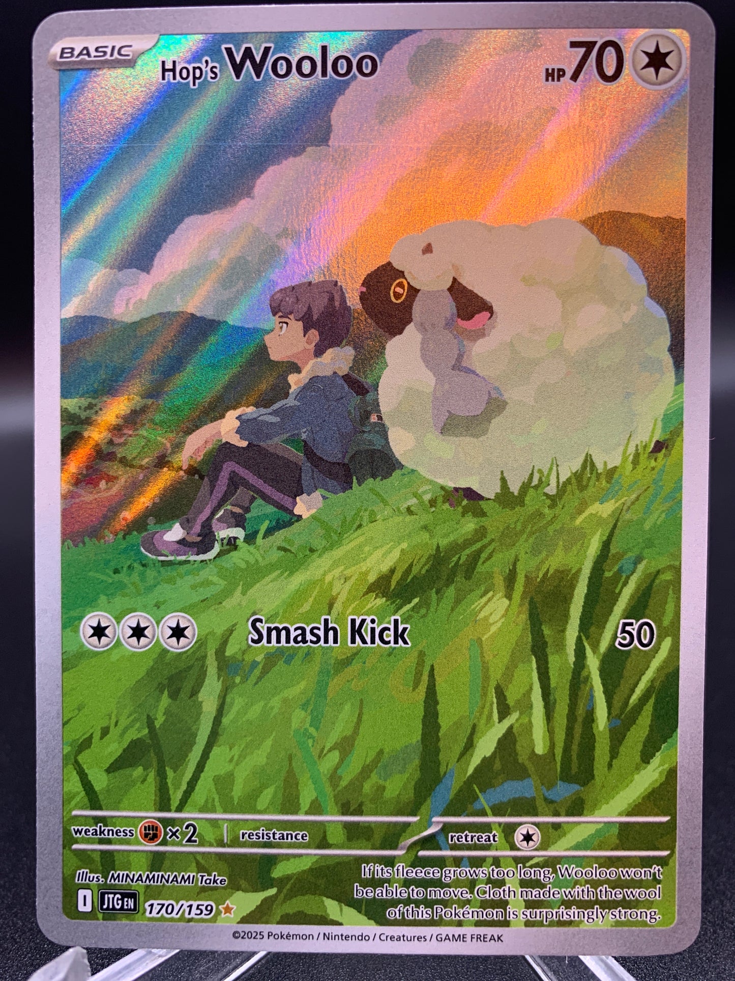 Pokémon TCG: 2025 Hop's Wooloo 170/159 SV: Journey Together