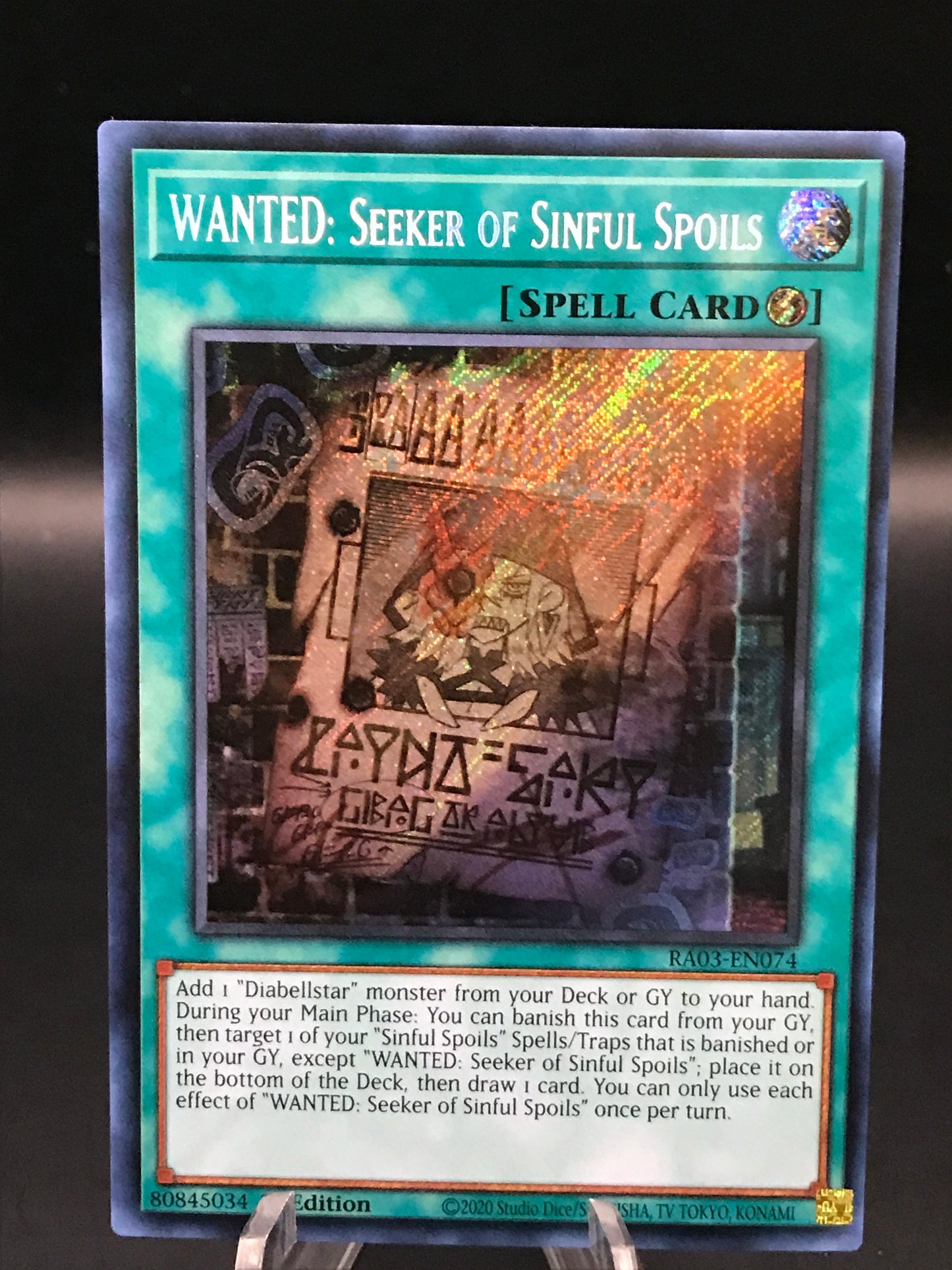Yu-Gi-Oh! Wanted: Seeker of Sinful Spoils - Quarter Century Bonanza RA03-EN074