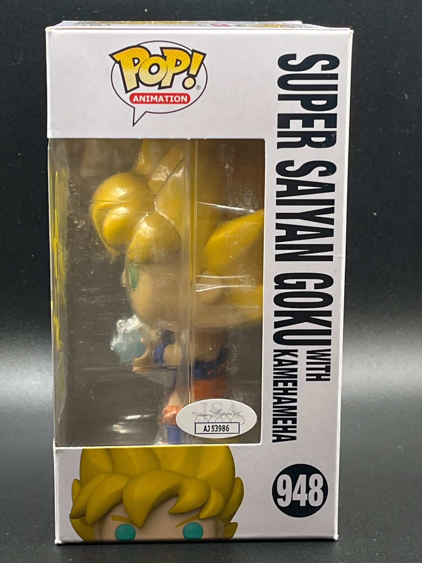 Auto Funko PoP! Anime: Super Sayian Goku with Kamehameha (Dragonball Z) 948 ( FYE Exclusive & Glows In the Dark)