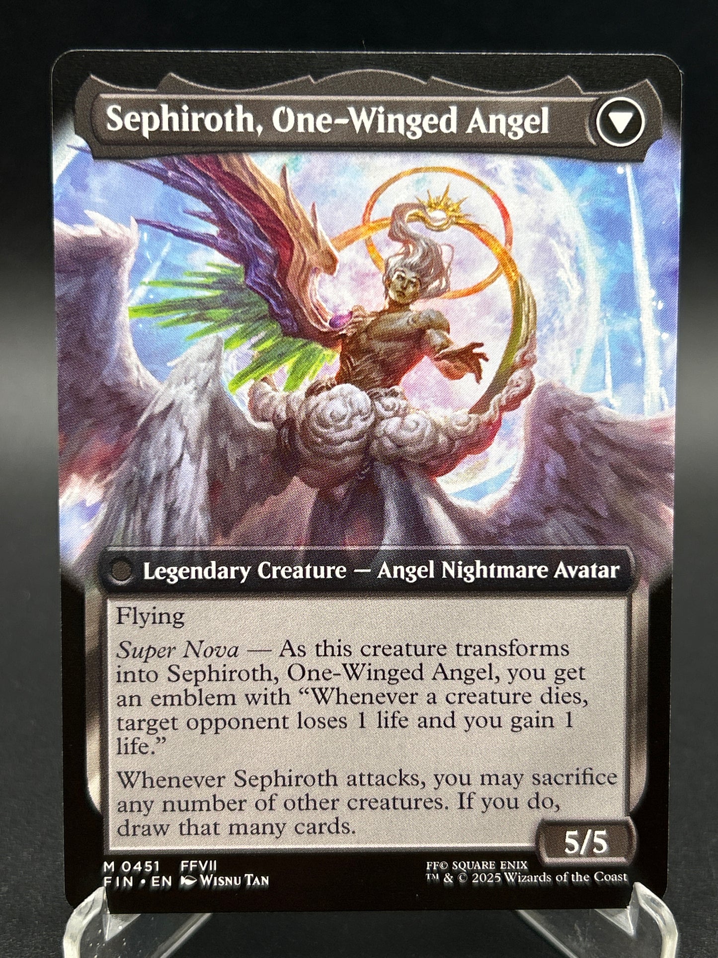 MTG TCG: Sephiroth, Fabled SOLDIER (Extended Art) M 0451 FIN: FINAL FANTASY