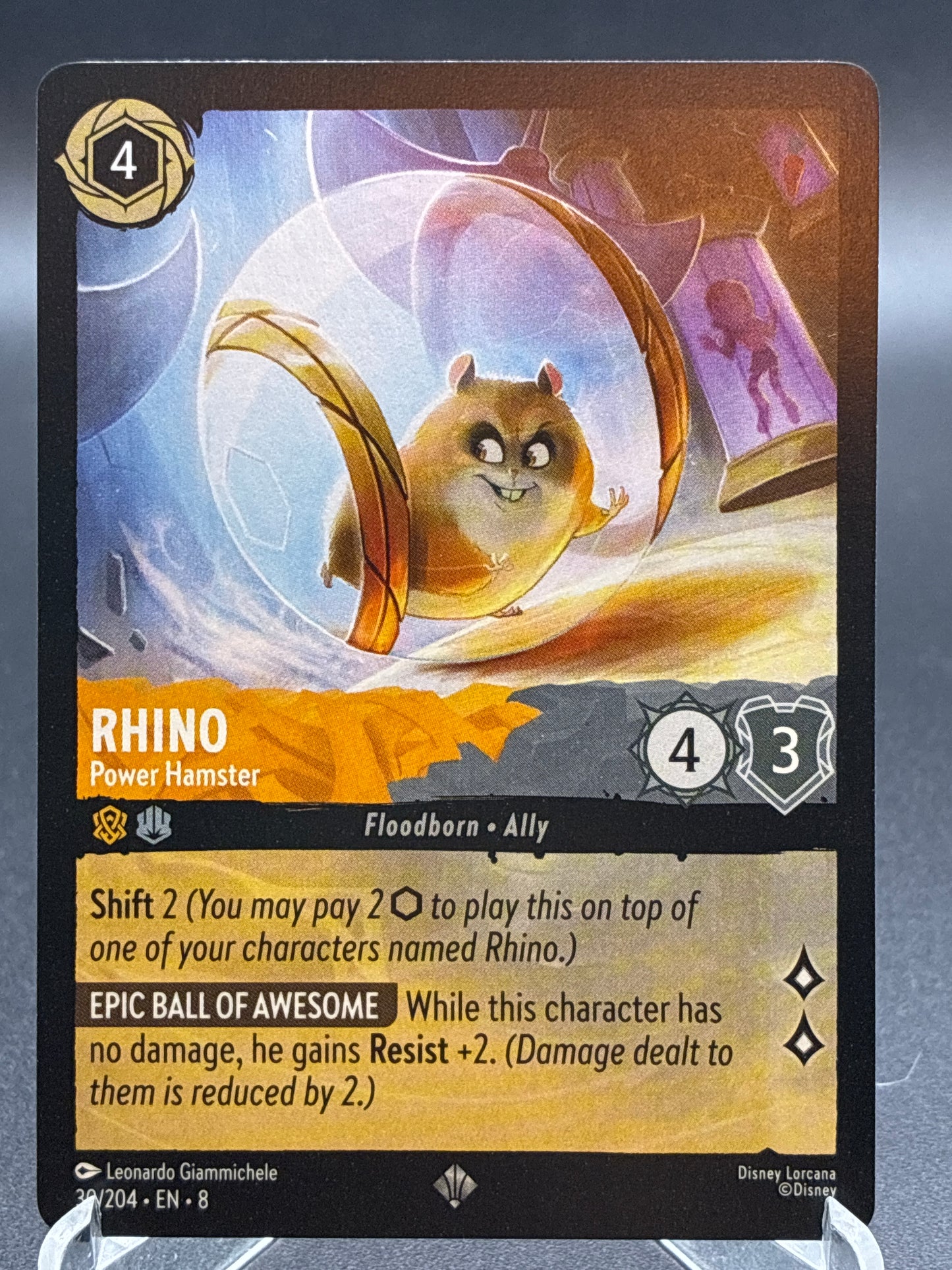 Lorcana TCG: Rhino Power Hamster 30/204 Reign of Jafar