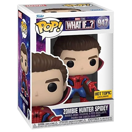 Funko PoP! Marvel: Zombie Hunter Spidey (What If...?) 947 ( Hot Topic Exclusive)