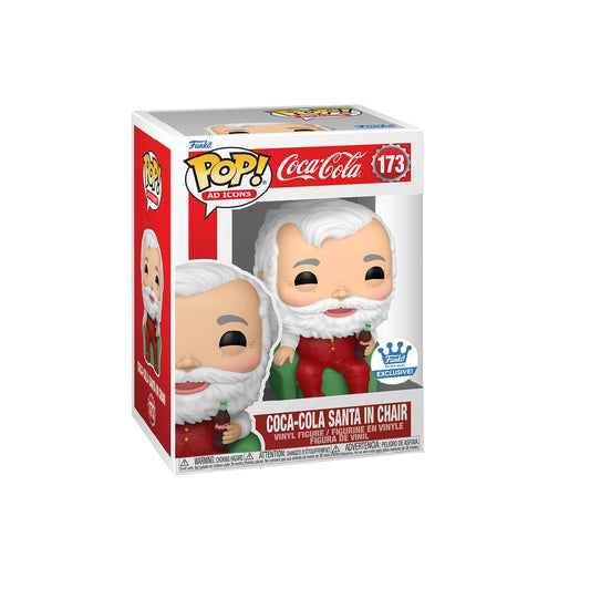 Funko PoP! Ad Icons: Coca-Cola Santa in Chair 173 (Funko Exclusive)