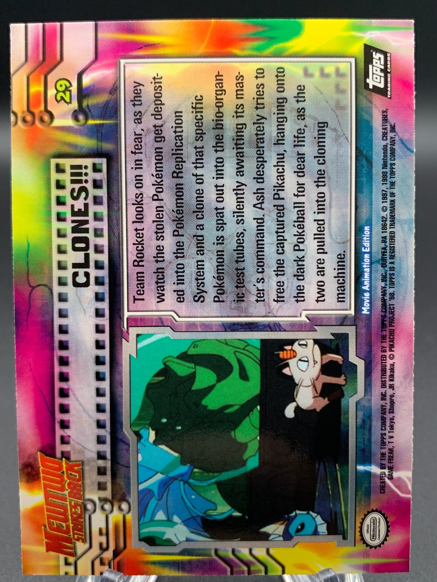 Pokémon TCG: Topps Pokémon Clones!!! - #29 - Mewtwo Strikes Back Movie Animation Edition