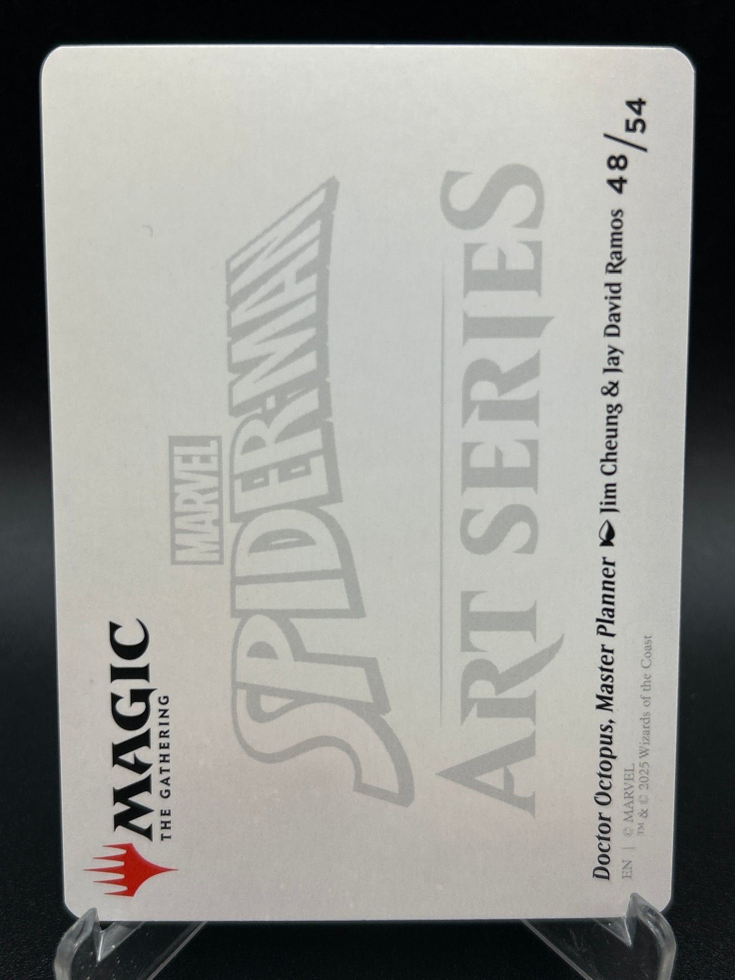 MTG TCG: Doctor Octopus, Master Planner Art Card (Gold-Stamped Signature) 48/54 AASPM: Art Series Marvel's Spider-Man
