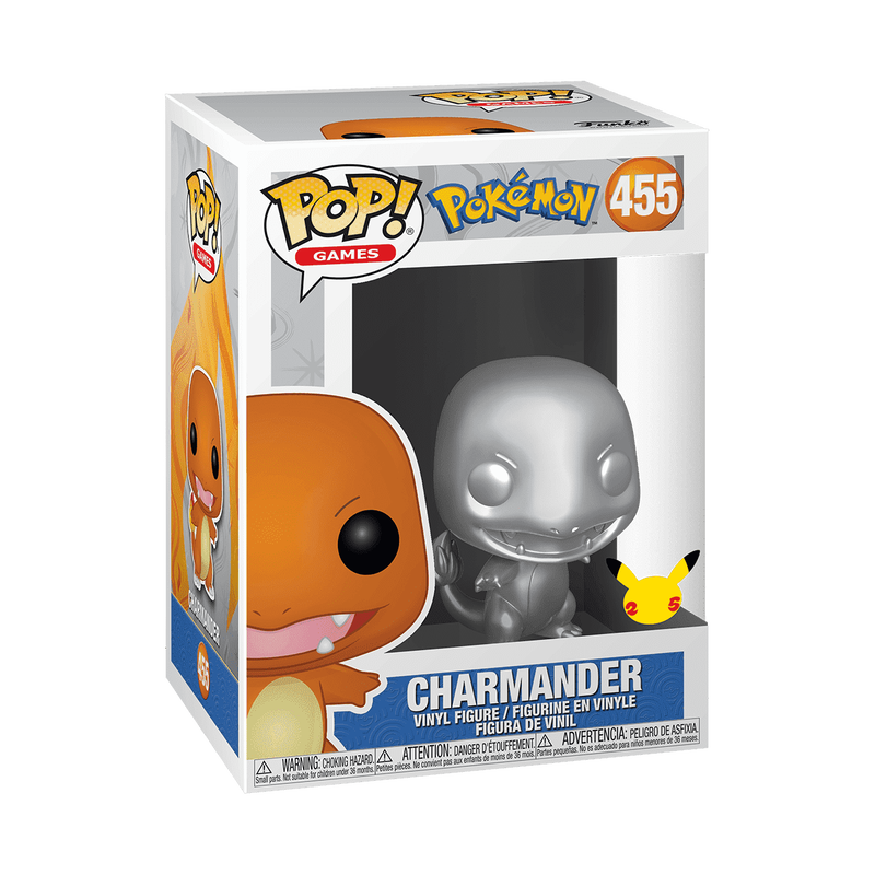 Funko PoP! Pokémon: Charmander 455 (25TH Anniversary)