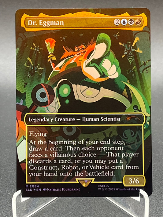MTG TCG: Dr. Eggman (Rainbow Foil) M 2084 SLD: Secret Lair Drop Series (Secret Lair x Sonic)