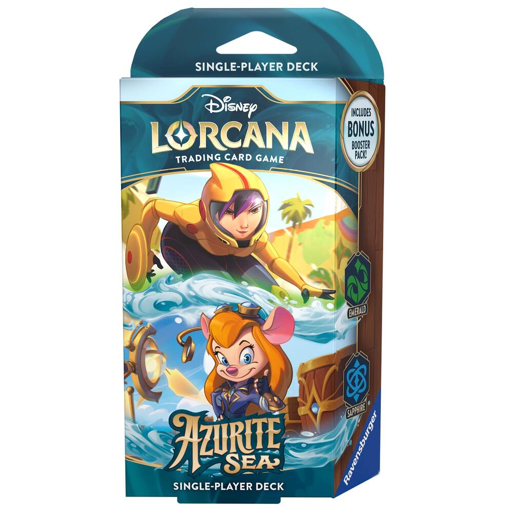 Disney Lorcana: Azurite Sea Starter Deck (Arwork May Vary)