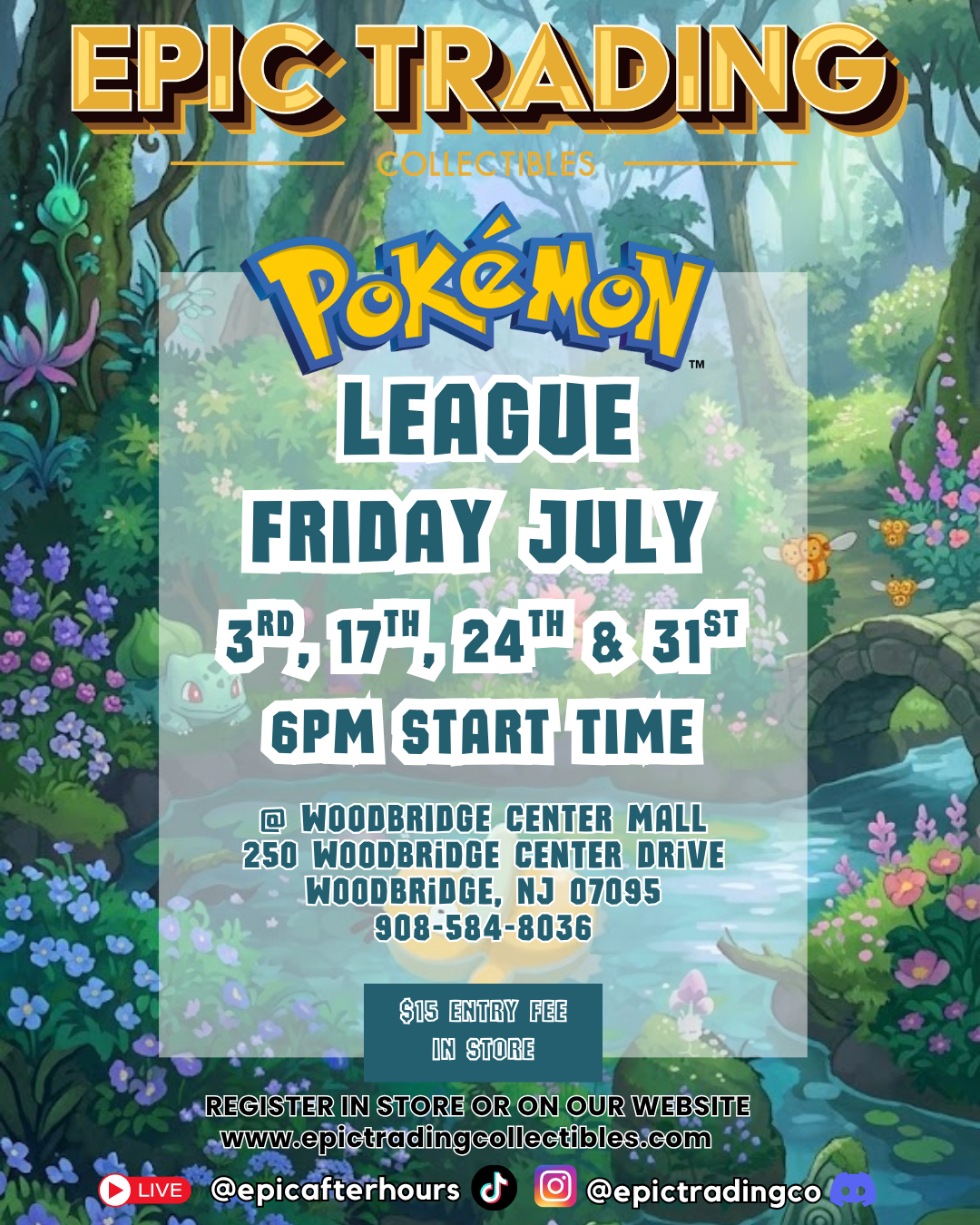 EPIC Pokémon TCG Weekly League - Woodbridge
