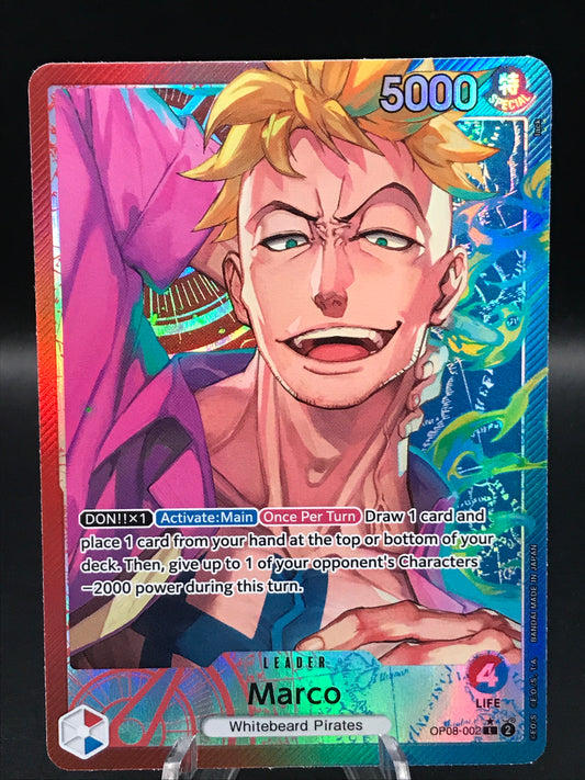 One Piece TCG: Marco (Parallel) OP08-002 L Two Legends