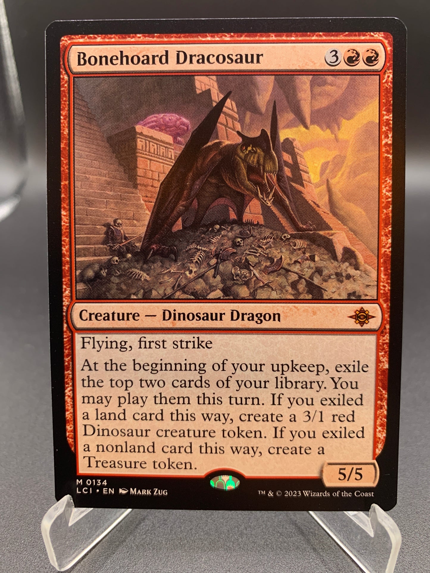 MTG TCG: Bonehoard Dracosaur M 0134 LCI: The Lost Caverns of Ixalan