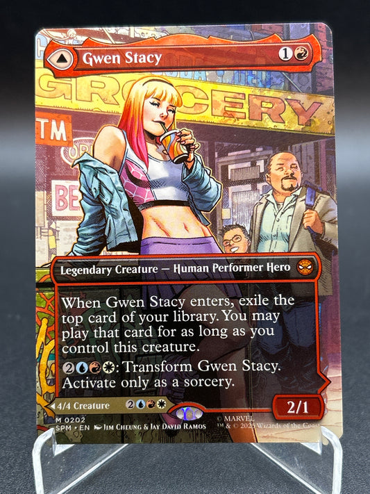 MTG TCG: Gwen Stacy/Ghost-Spider (Borderless) M 0202 SPM: Marvel's Spider-Man