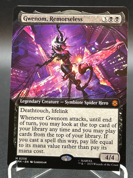 MTG TCG: Gwenom, Remorseless (Extended Art) M 0256 SPM: Marvel's Spider-Man