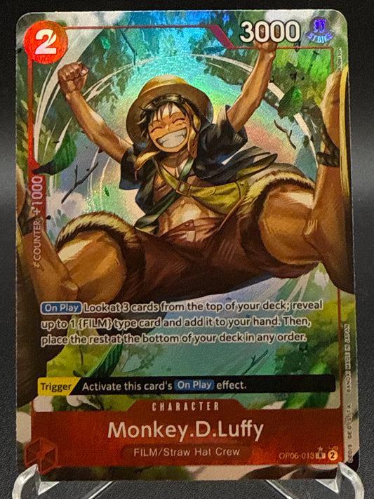 One Piece TCG: Monkey.D.Luffy OP06-013 R Wings of the Captain OP06