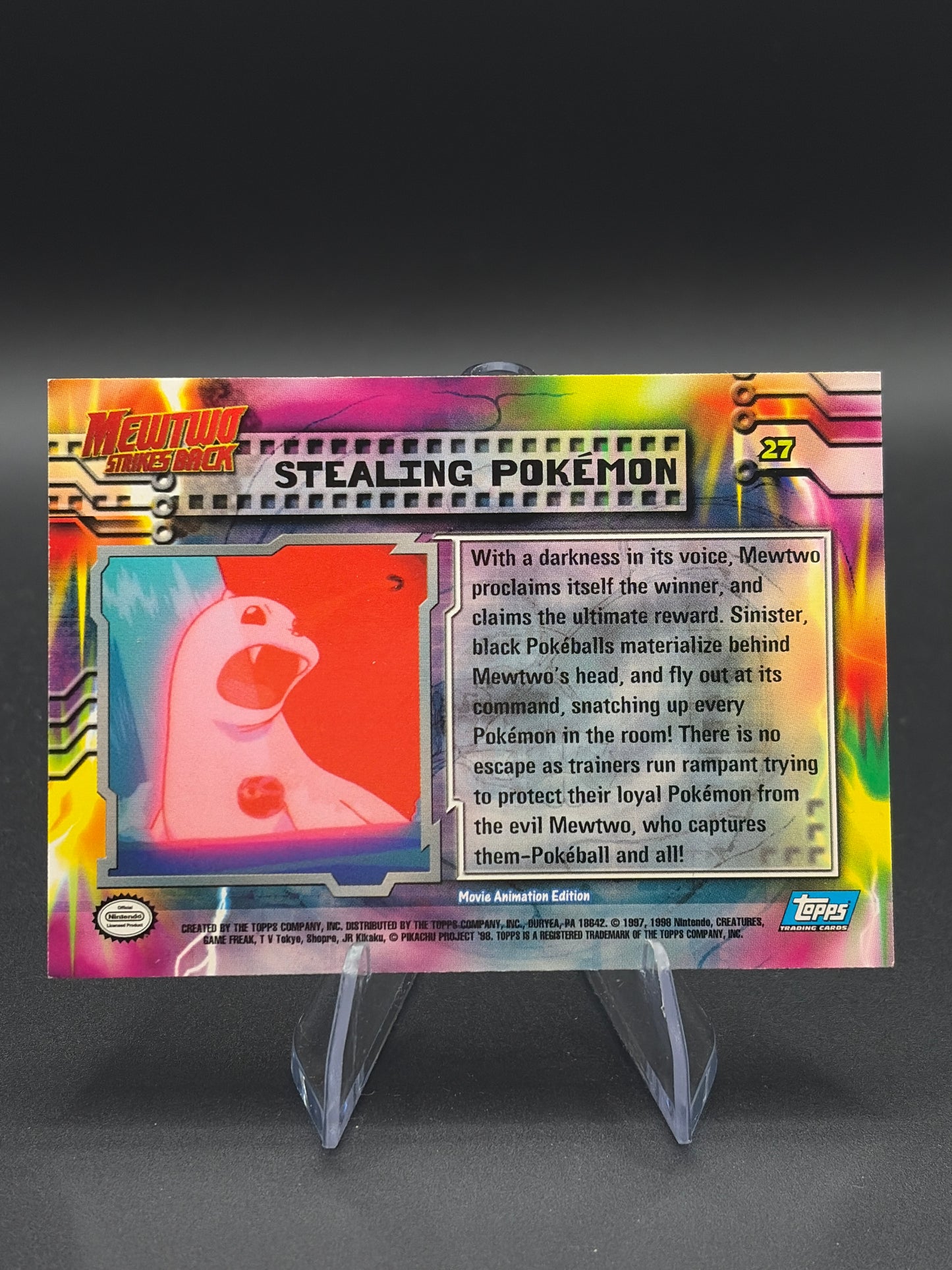 Pokémon TCG : 1999 Stealing Pokémon - #27 - Mewtwo Strikes Back Topps