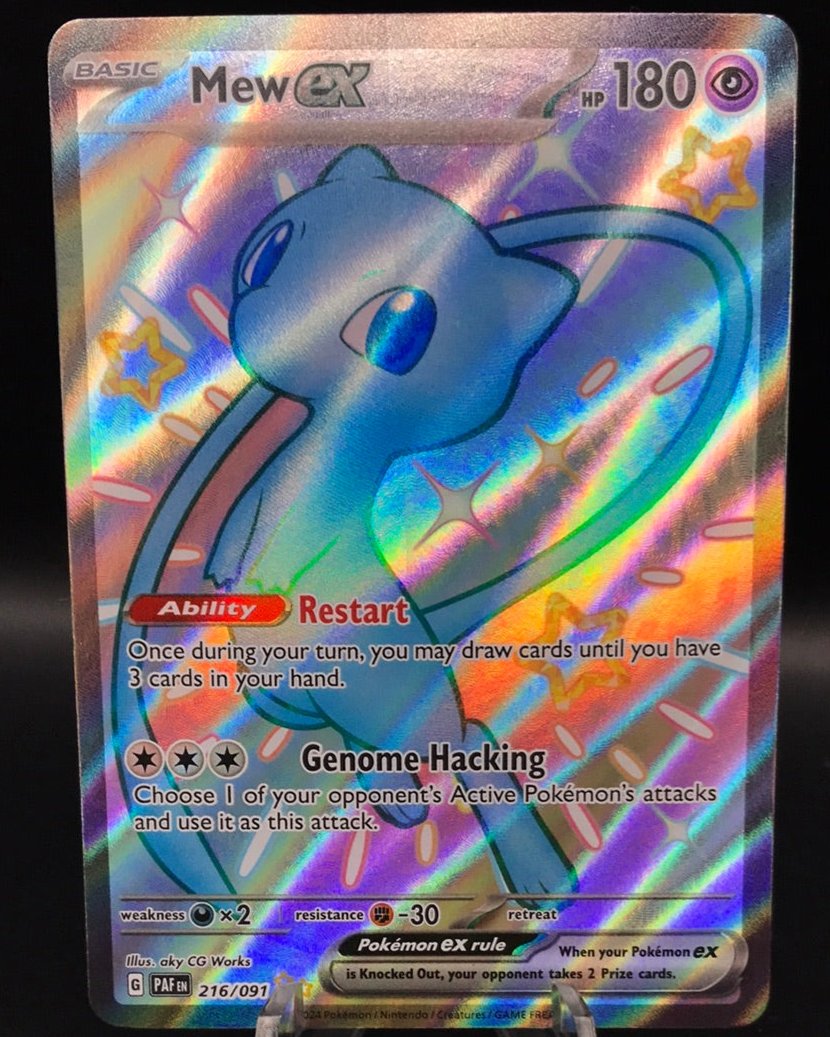 Pokémon TCG: 2024 Mew ex 216/091 S&V Paldean Fates