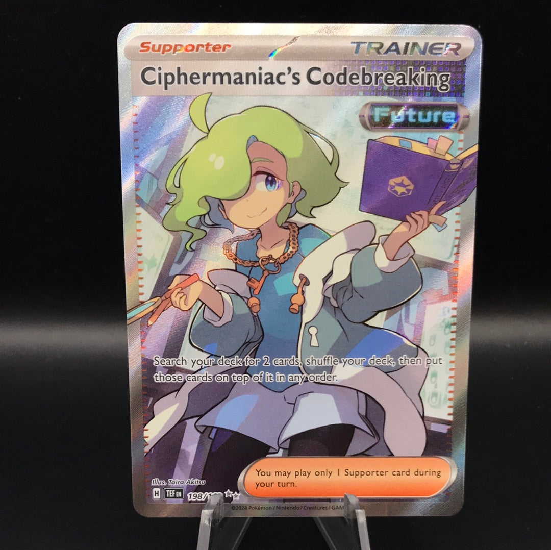 Pokémon TCG: 2024 Ciphermaniac’s Codebreaking 198/162 S&V: Temporal Forces