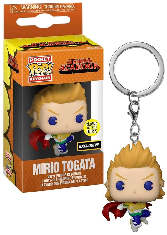Funko PoP! Pocket PoP! Keychain: Mirio Togata (My Hero Academia) ( HotTopic Exclusive & Glows in the Dark)