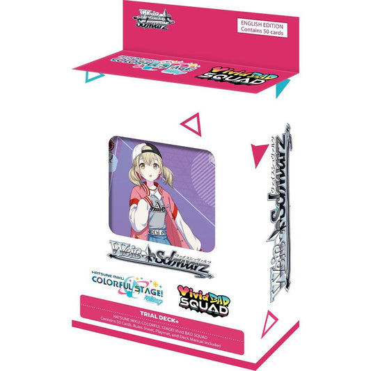 Weiss Schwartz TCG: HATSUNE MIKU: COLORFUL STAGE! Vivid Bad Squad Trial Deck+ - HATSUNE MIKU