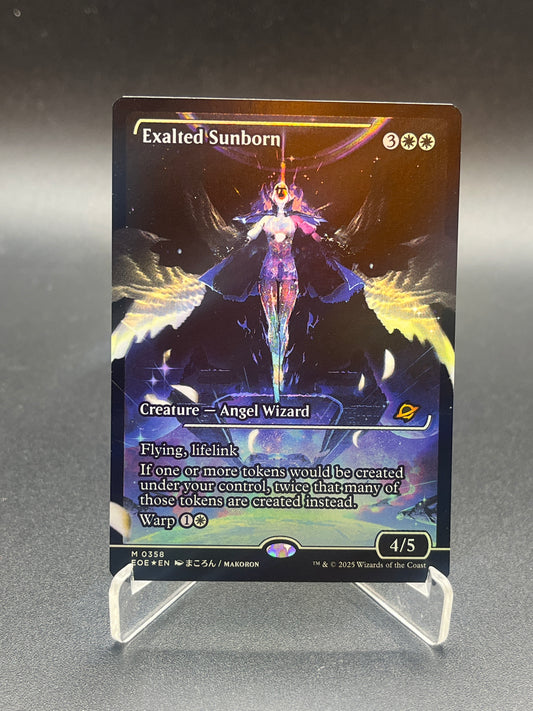 MTG TCG: Exalted Sunborn (Showcase) M 0358 EOE: Edge of Eternities