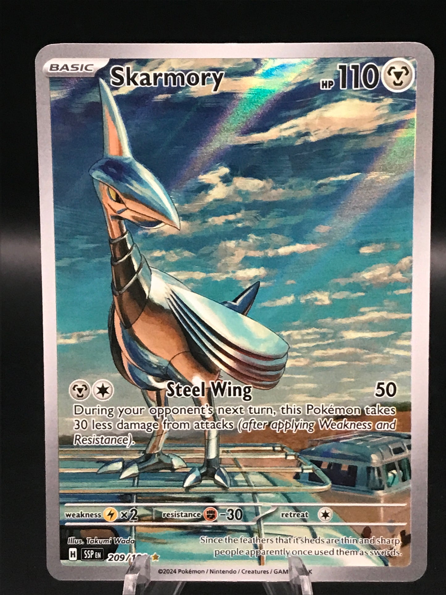 Pokémon TCG: 2024 Skarmory 209/191 S&V: Surging Sparks