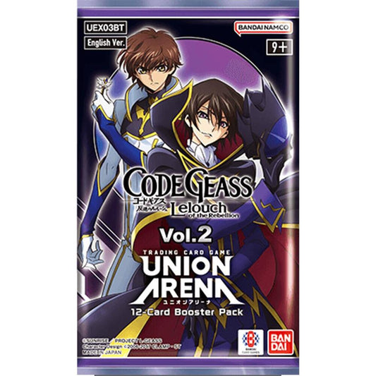 Union Arena TCG: Code Geass - Lelouch of the Rebellion Vol.2 - Booster Pack - UEX03BT