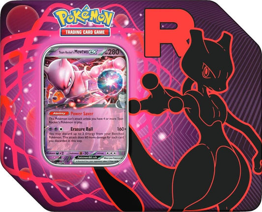 Pokémon TCG: Team Rocket Tin - Artwork May Vary