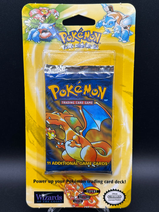 Pokémon TCG: Base Set - Blister Booster Pack WOTC Sealed - Charizard - 34.00g