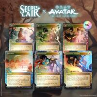 Magic The Gathering: Secret Lair x Avatar: The Last Airbender: One with the Elements - Rainbow Foil Edition