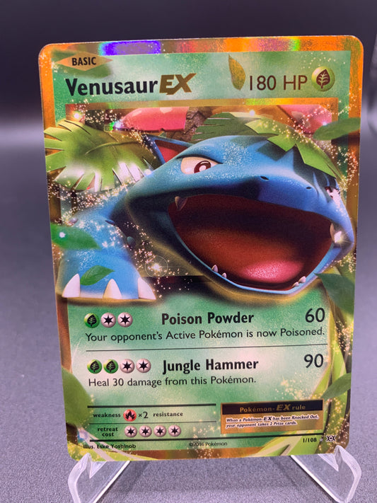 Pokémon TCG: 2016 Venusur EX 1/108 XY: Evolutions