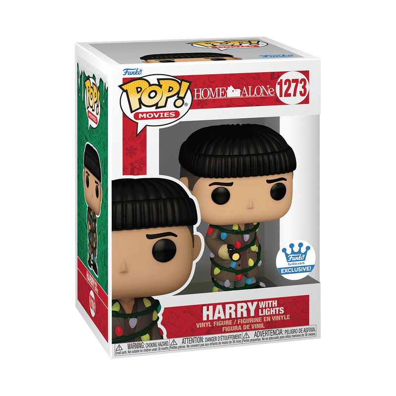Funko PoP! Movies: Home Alone - Harry with Lights 1273 (Funko Exclusive)