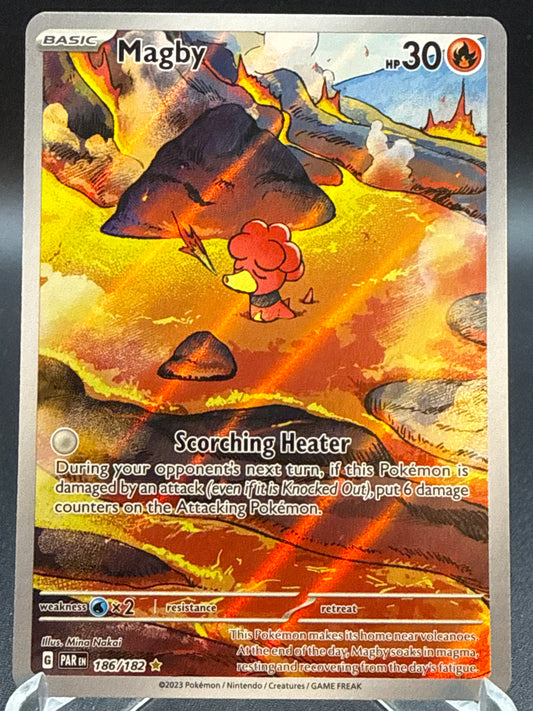 Pokémon TCG: 2023 Magby 186/182 SV: Paradox Rift