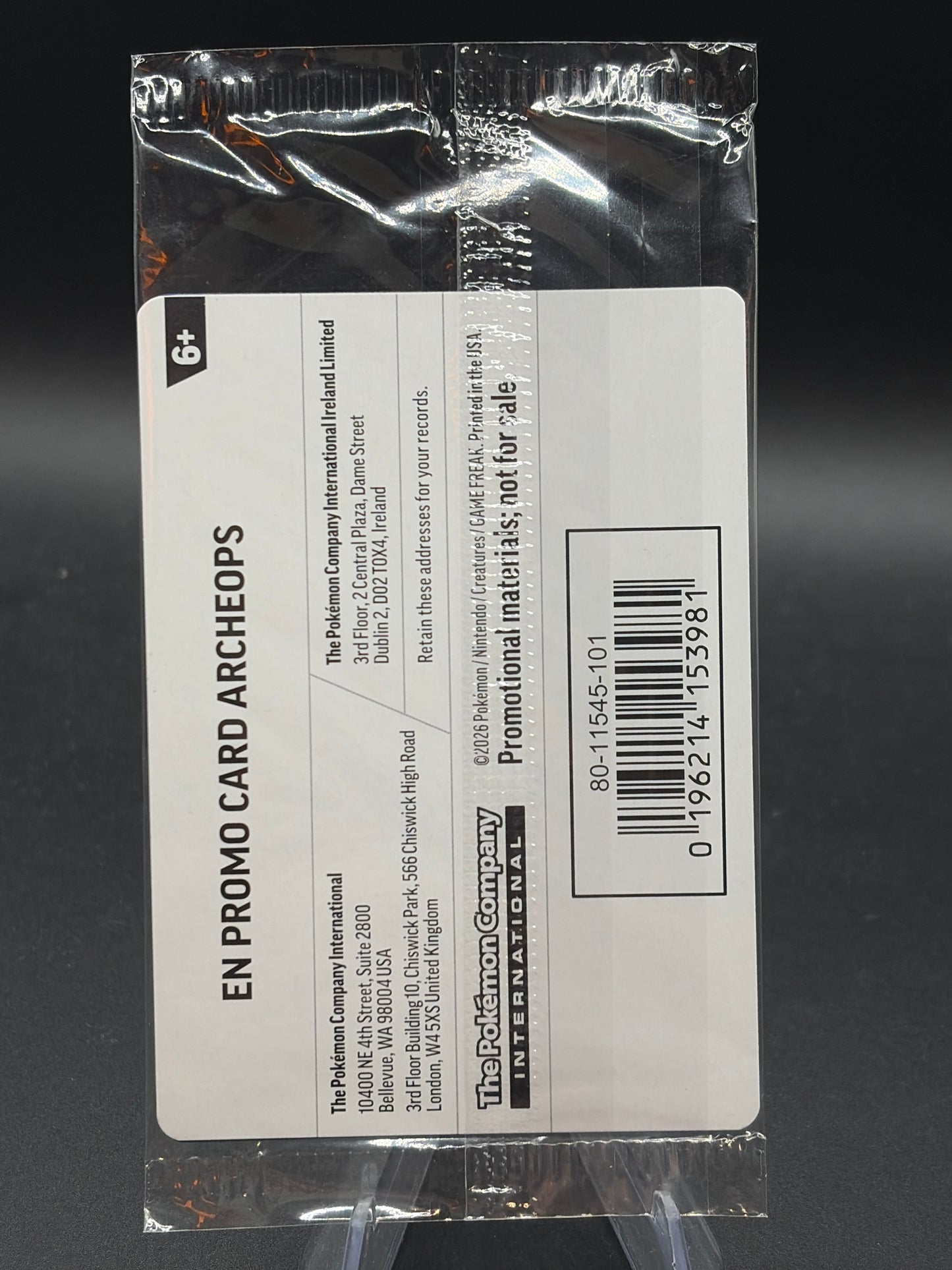 Pokémon TCG: 2025 Archeops - 051 (Fossil Museum Exclusive) - Miscellaneous Cards & Products Sealed