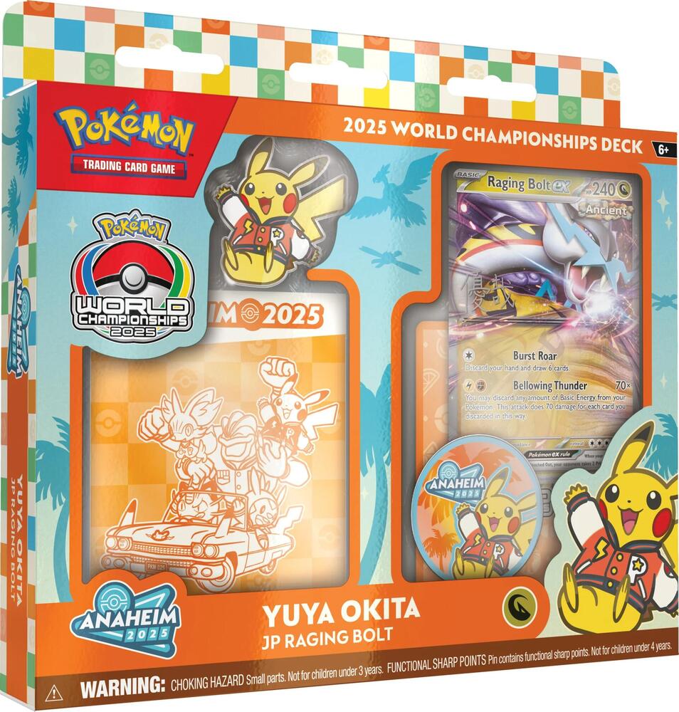 Pokémon TCG: 2025 World Championship Deck: Yuyu Okita (JP Raging Bolt) - World Championship Decks