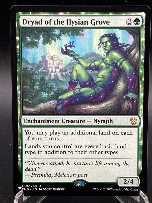 MTG TCG: Dryad of the Ilysian Grove R 169/254 LIST: The List Reprints