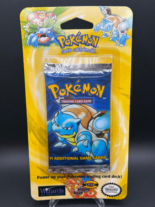 Pokémon TCG: Base Set - Blister Booster Pack WOTC Sealed - Blastoise - 34.40g