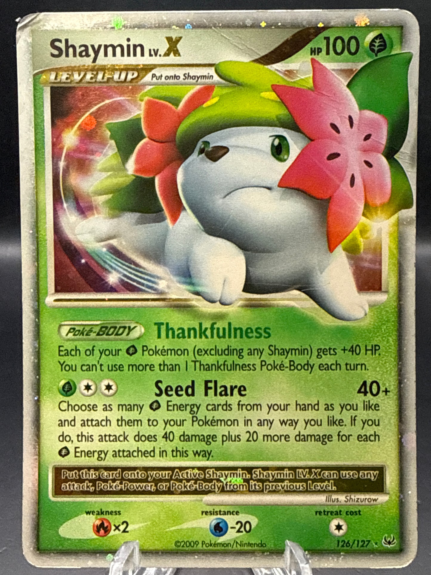 Pokémon TCG: 2009 Shaymin Lv.X (Land Forme) 126/127 Platinum