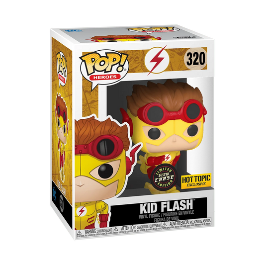Funko PoP! DC: Kid Flash 320 (Glow Chase)(Hot Topic Exclusive)