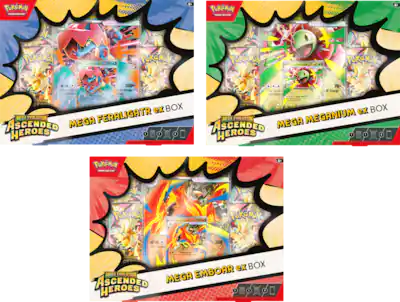Pokémon TCG: Ascended Heroes - Mega ex Box (Styles May Vary)