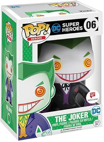 Funko PoP! DC: The Joker (Black Suit)(DC Super Heroes) 06 (Walgreens Exclusive)