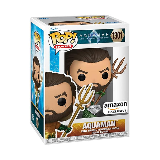 Funko PoP! DC: Aquaman (Aquaman and The Lost Kingdom) 1301 (Diamond Collection)(Amazon Exclusive)