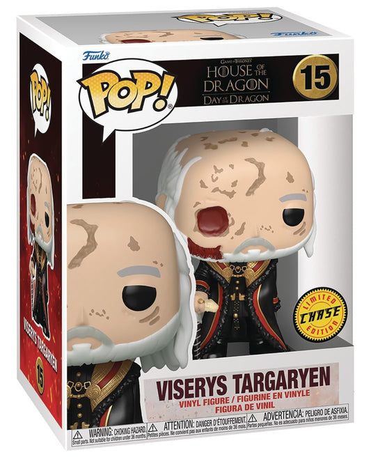 Funko PoP! Game of Thrones: Viserys Targaryen (House of the Dragon: Day of the Dragon) 15 (Limited Edition CHASE)