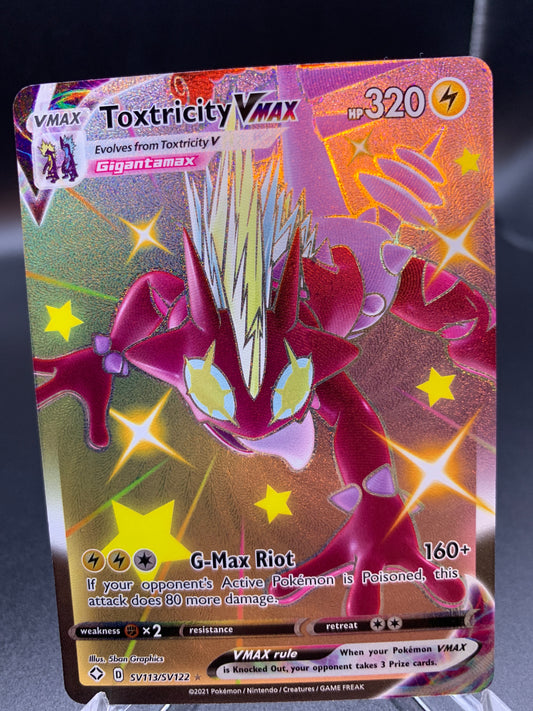 Pokémon TCG: 2021 Toxtricity VMAX SV113/SV122 SWSH: Shining Fates Shiny Vault