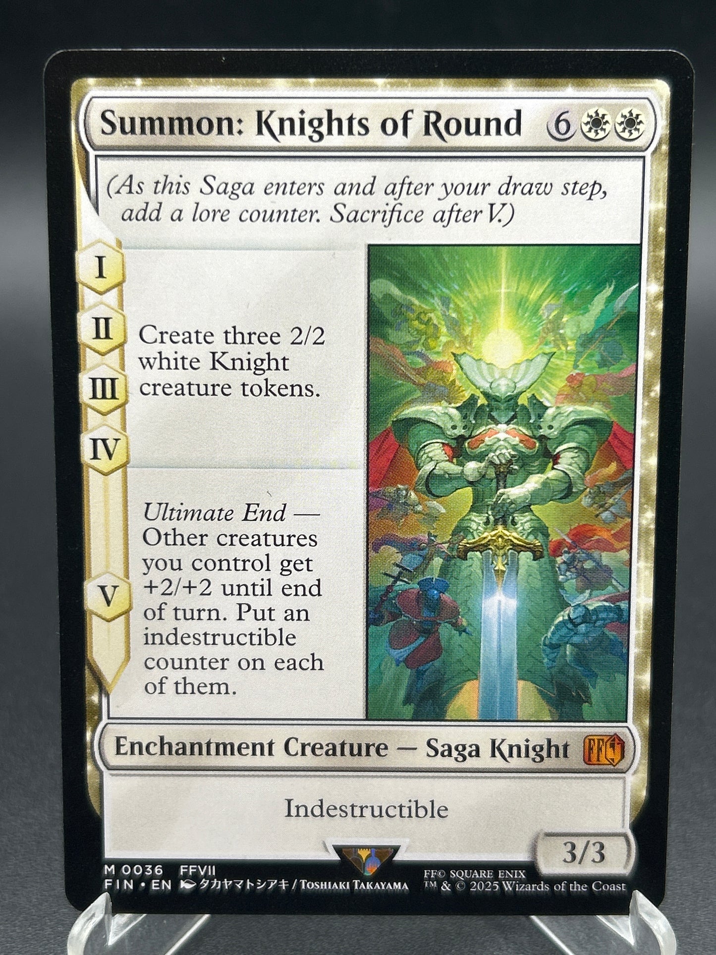MTG TCG: Summon: Knights of Round M 0036 FIN: FINAL FANTASY