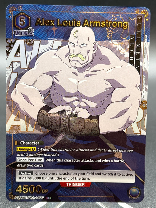 Union Arena TCG: Alex Louis Armstrong (037) (R*) UE09BT: FULLMETAL ALCHEMIST