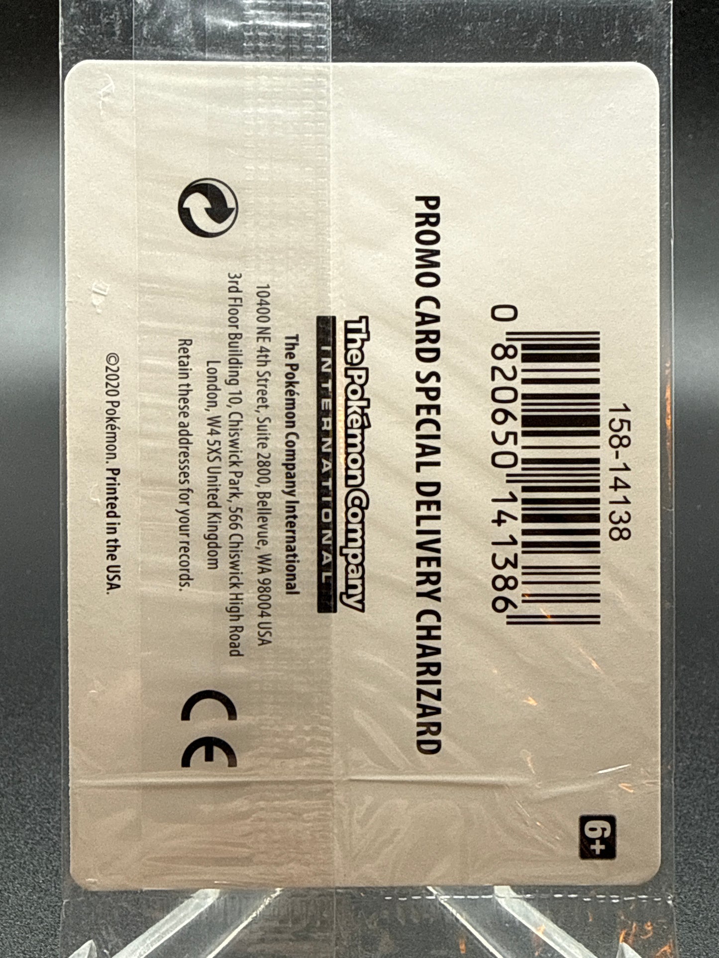 Pokémon TCG: 2020 Special Delivery Charizard SWSH075 SWSH: Sword & Shield Promo Sealed