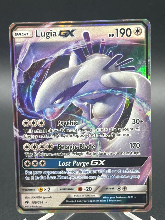 Pokémon TCG: 2018 Lugia GX 159/214 S&M: Lost Thunder
