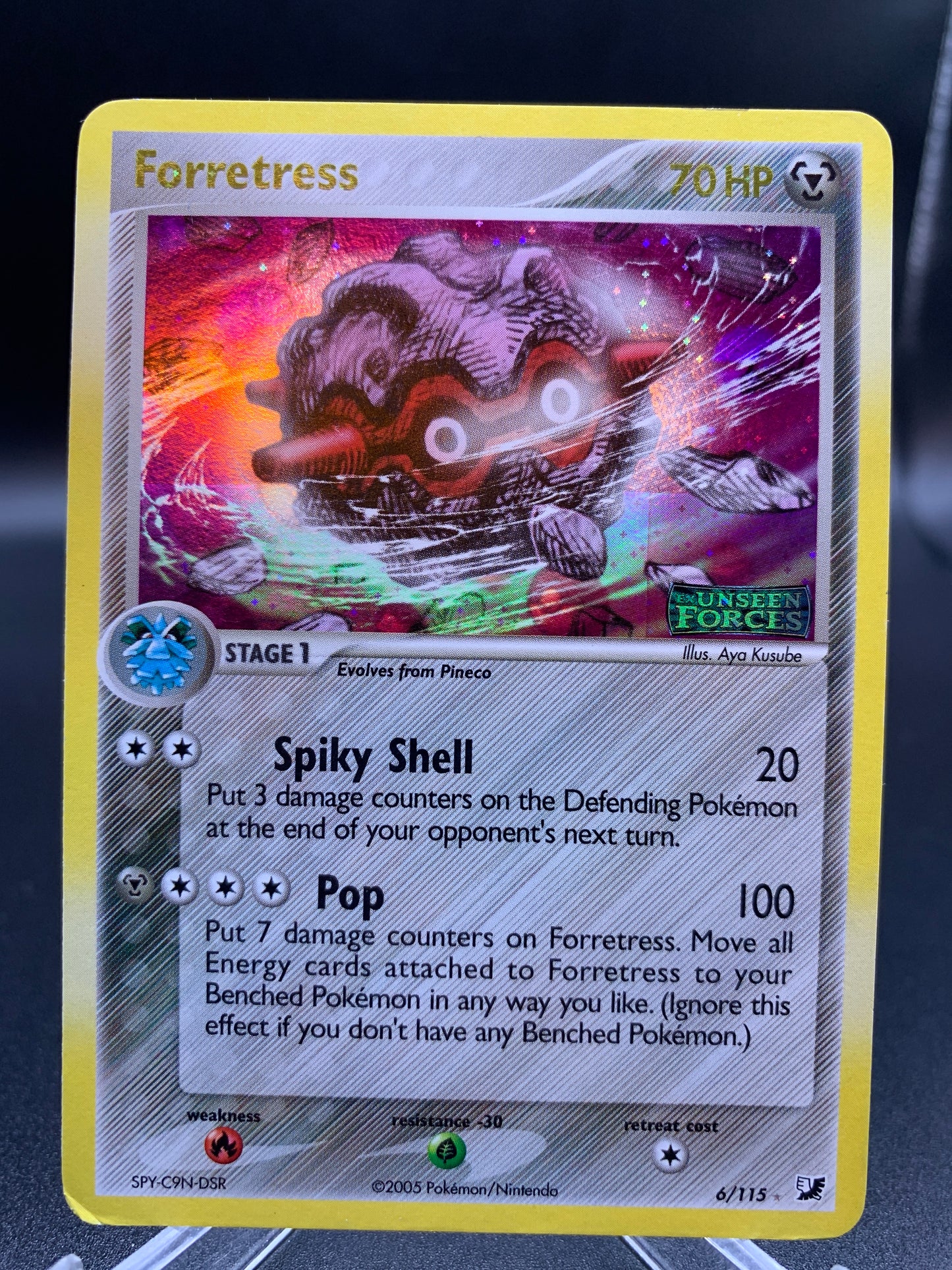 Pokémon TCG: 2005 Forretress 6/115 Unseen Forces