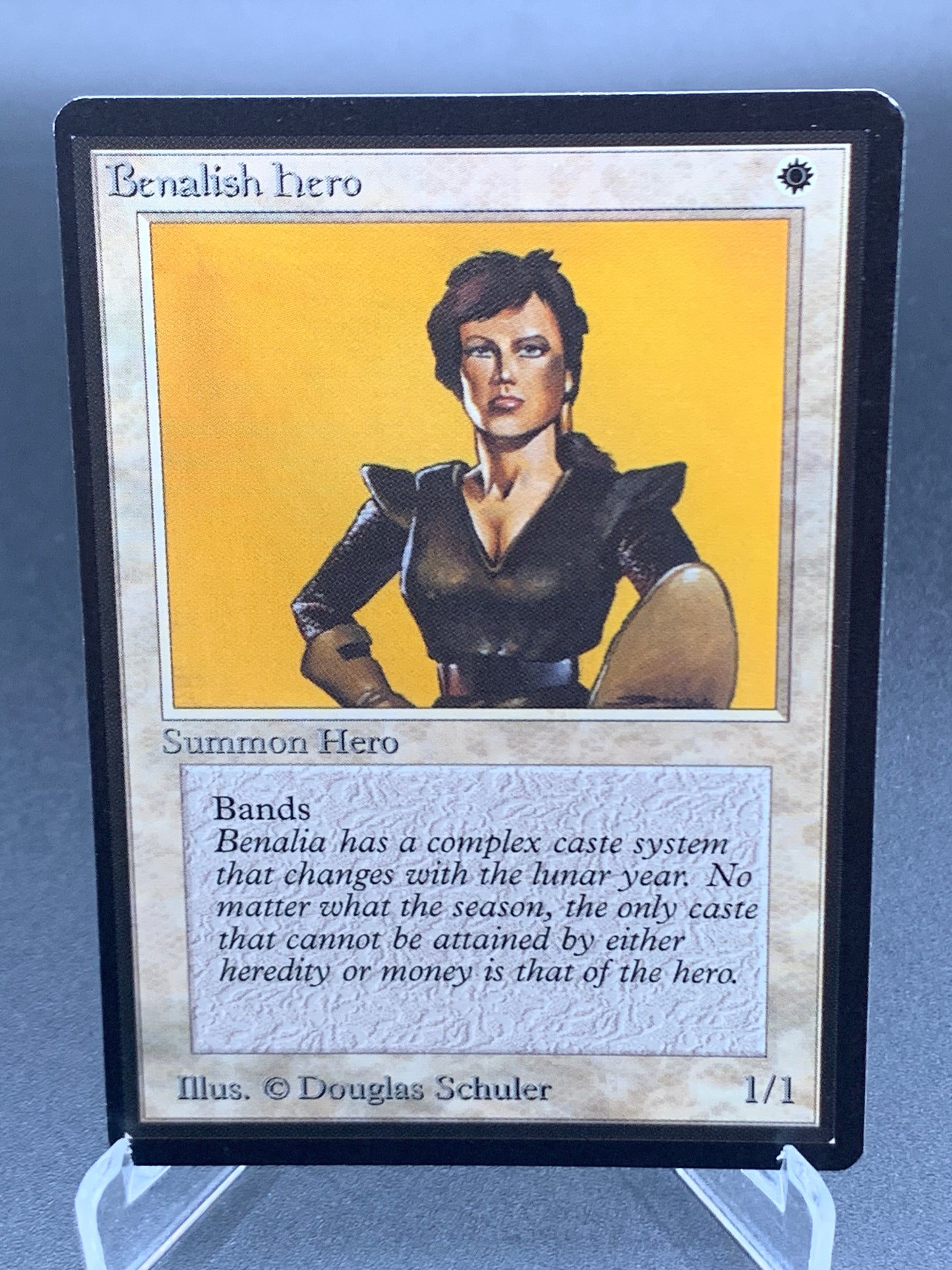 MTG TCG: Benalish Hero LEB: Beta Edition