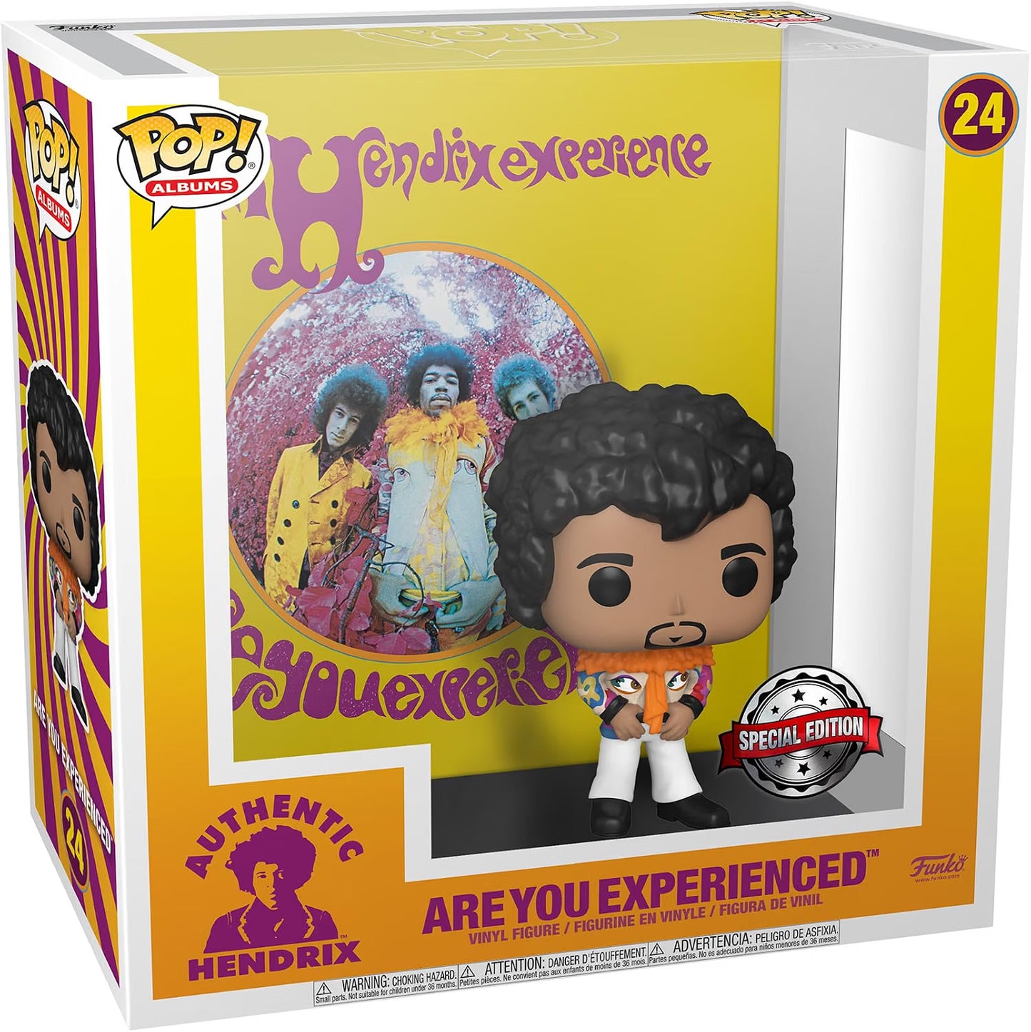 Funko Jimi Hendrix POP! Rocks Albums Are You Experienced Exclusive Vinyl Figure #24